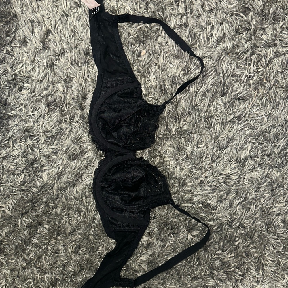 Panache Black Lace Bra 36D - Picture 3 of 5